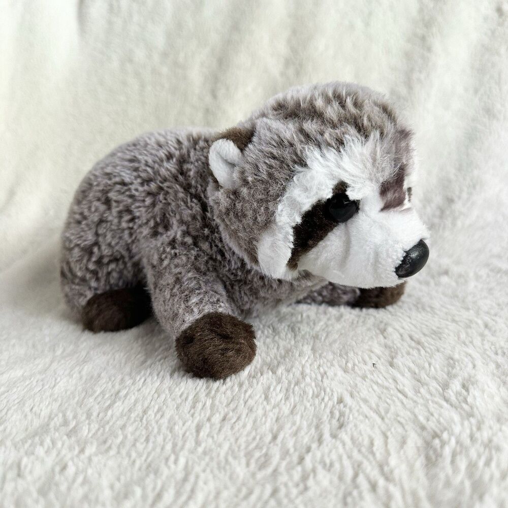 Douglas Cuddle Toys Brown Raccoon Rudie 12” Stuffed Animal Toy Woodland